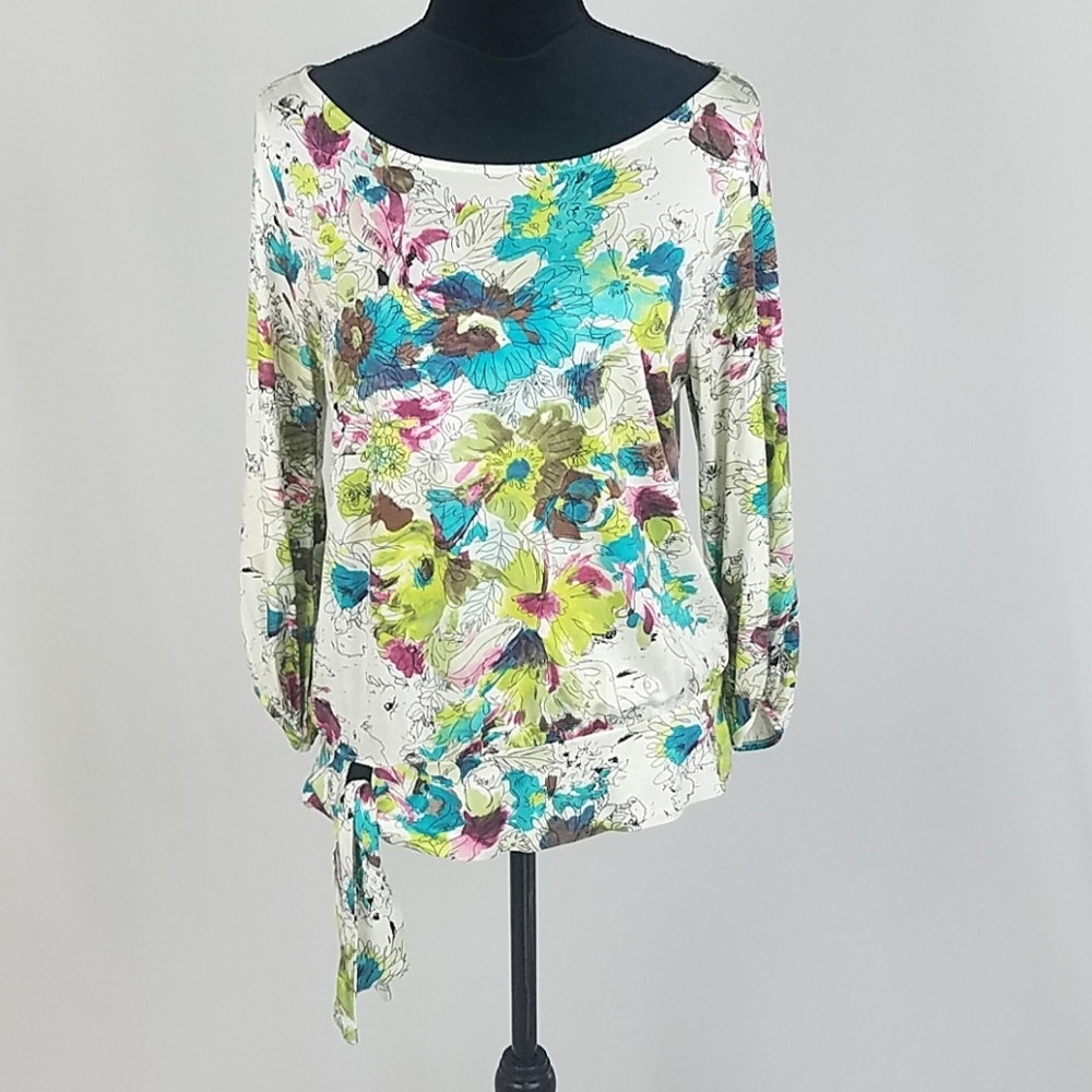 Anthropologie‎ Weston Wear M 3/4 sleeve blouse